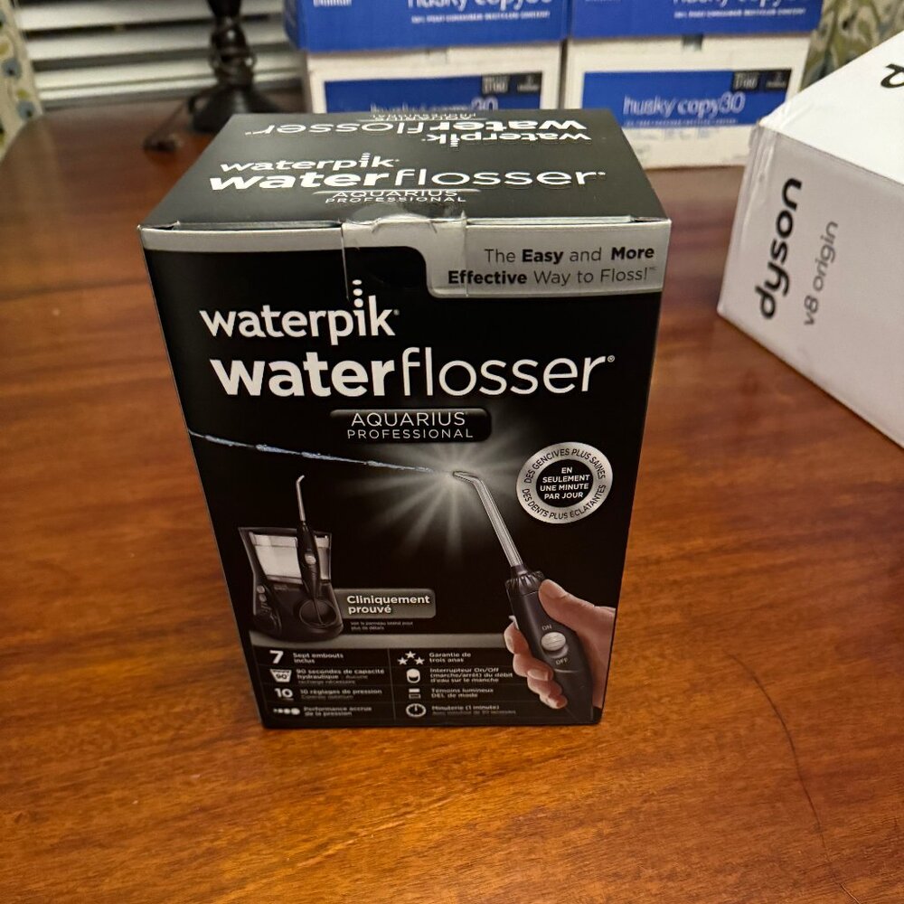 Waterpik "Aquarius Professional" Black "water flosser" ($45)